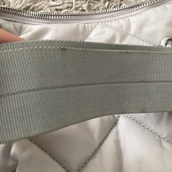 Lovely MZ Wallace quilted Madison handbag./French grey color/very good condn - Picture 16 of 17